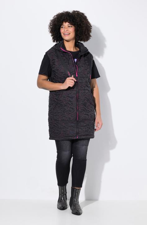 Actual product image Angel of Style Long-Steppweste, Sternenmuster (42)