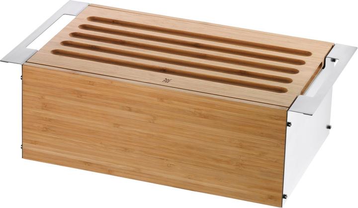 Produktbild WMF Brotkasten Brotbox mit abnehmbarem Schneidbrett 43x25x15cm Bambus Gourmet