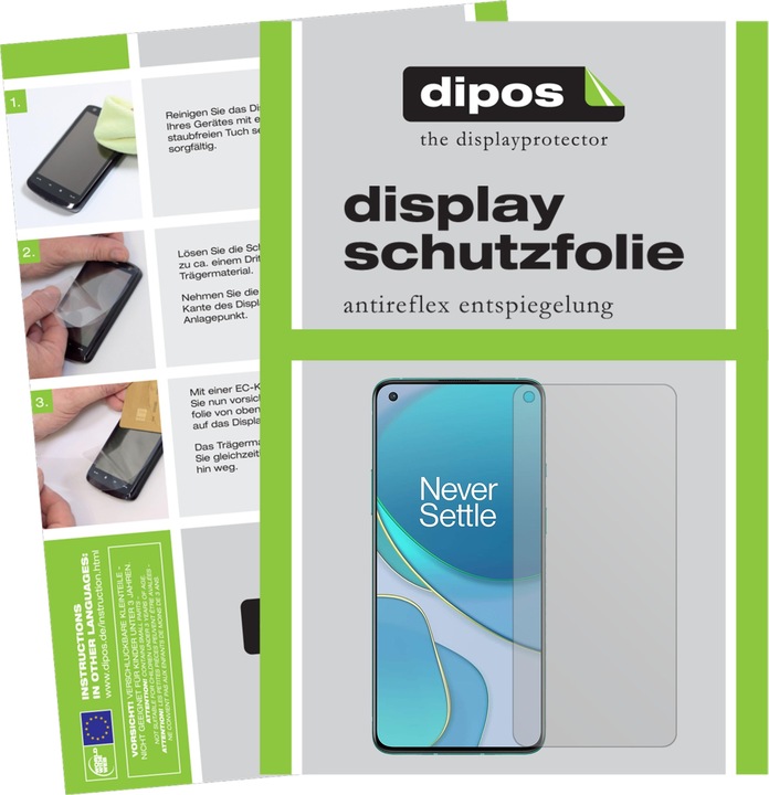 Produktbild Dipos Displayschutzfolie Antireflex (1 Stück, OnePlus 8T)