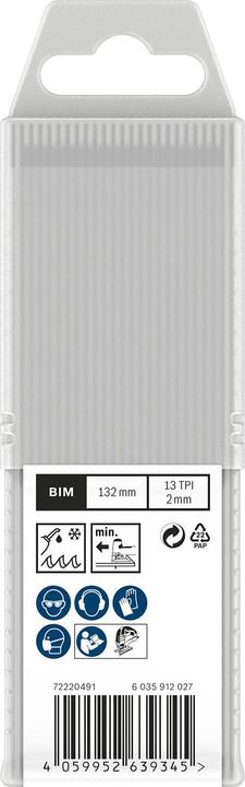 Produktbild Bosch Professional Zubehör PRO Metal Pipes and Profiles T321BF Stichsägeblatt, 132 mm, 25-tlg.