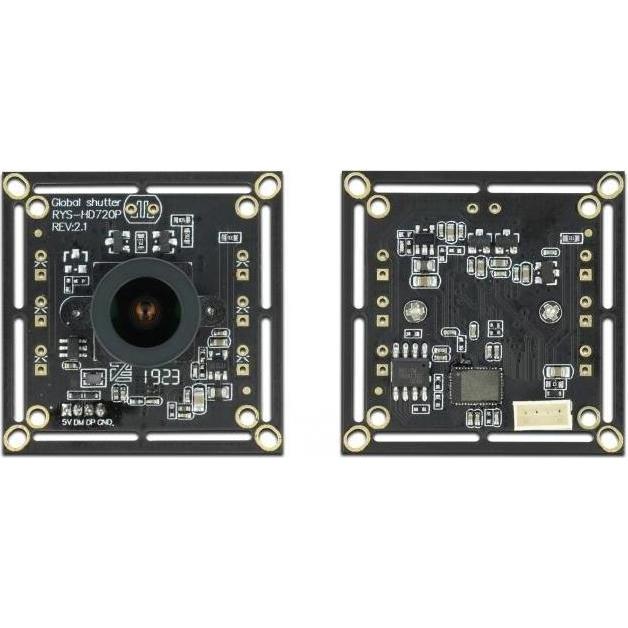 Thumbnail - Delock USB 2.0 Camera Module with Global Shutter black / white 0.92 mega pixel 32° fix focus (Kamera), Elektronikmodul