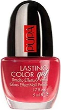 Pupa Milano Lasting Color Gel 100 Tropical Red 5ml (100 Rosso tropicale, Smalto per unghie effetto gel)