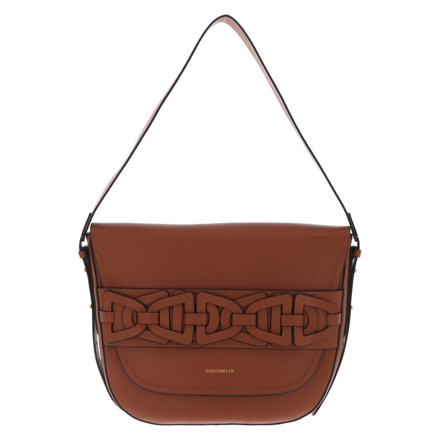 Coccinelle, Damen, Handtasche, Gitane Suede Crossbody Bag, Braun