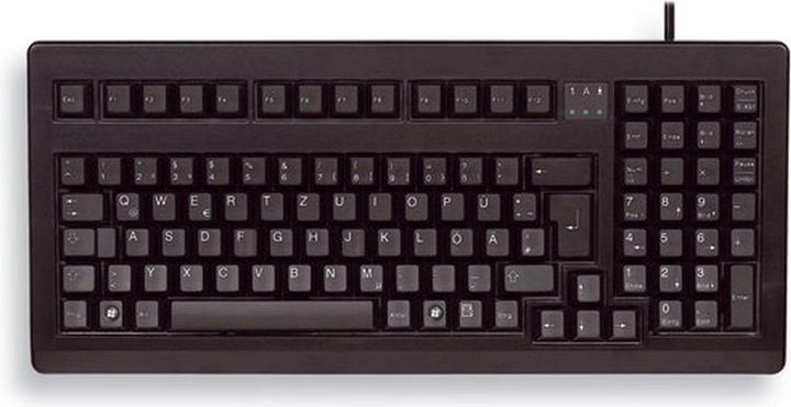 Produktbild CHERRY G80-1800, 19" Small Tastatur, Schwarz (DE, Kabelgebunden)