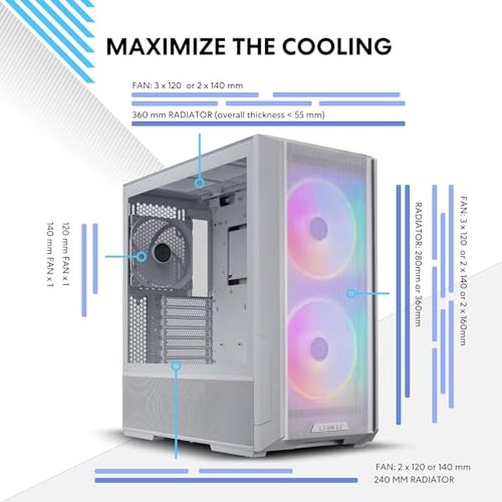 Produktbild Lian-Li LANCOOL 216 RGB (mATX, Mini-ITX, ATX, E-ATX)