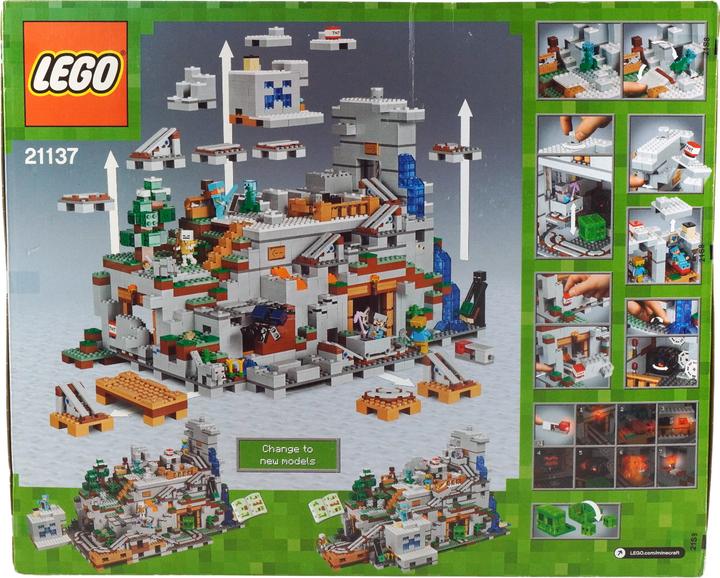 Actual product image LEGO The Mountain Cave (21137, LEGO Minecraft)