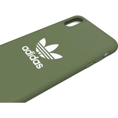 Thumbnail - adidas PU Moulded Case Canvas grün (Apple iPhone XS Max), Smartphone Hülle, Grün