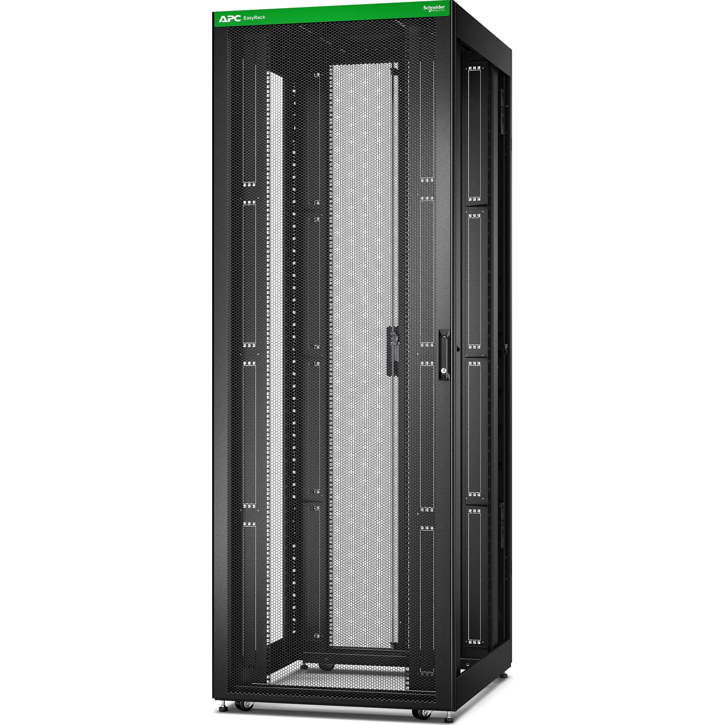 APC Netzwerkschrank Easy Rack ER8800 48HE / Schwarz (48 HE, 19 Zoll Rack), Serverschrank, Schwarz