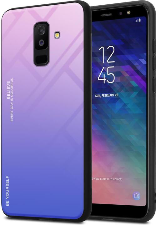 Actual product image Cadorabo TPU 2 colors glass cover (Samsung Galaxy A6+)