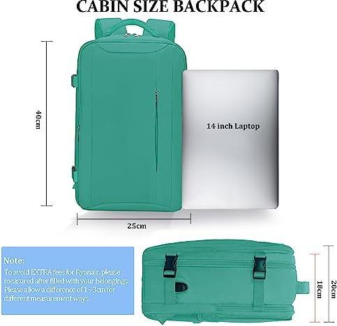 Produktbild Only-Bags.Store Handgepäckrucksack für Ryanair Rucksack Wasserdichter Laptop (20 l)