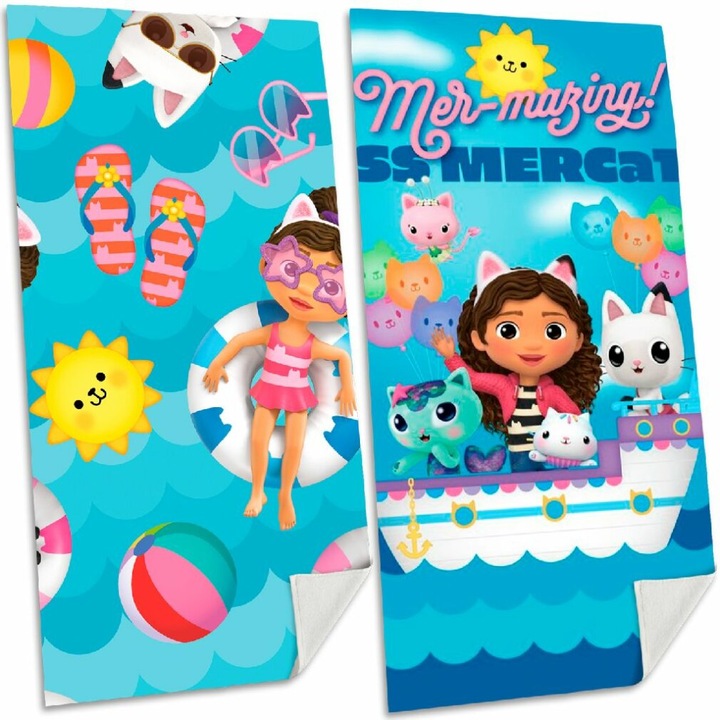 Image du produit Kids Licensing Gabbys Dollhouse Badetuch (70 x 140 cm)