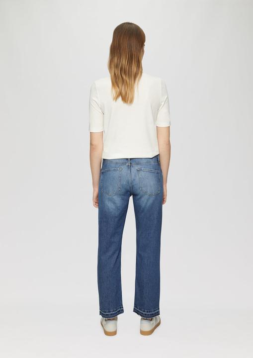 Produktbild S.Oliver Jeans-Hose Cropped Jeans / Regular Fit / Mid Rise / Straight Leg / mit Saumdetails (38)