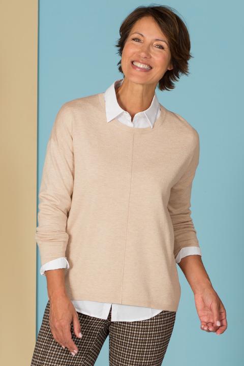 Produktbild Sealand Melange-Pullover (44)