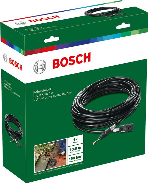 Produktbild Bosch Home & Garden Rohrreiniger, 10 m (160 bar) für Aquatak