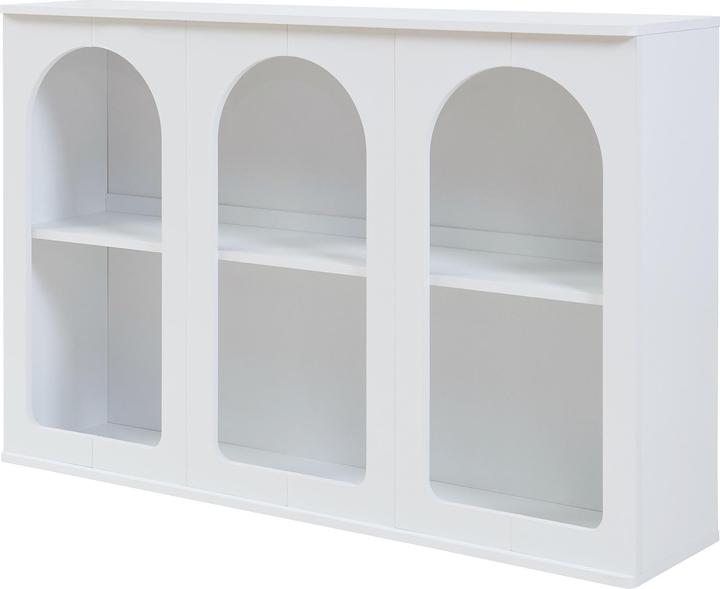 Actual product image En.Casa Sideboard Trorhun 120x30x80 cm Weiss (120 x 30 x 80 cm)