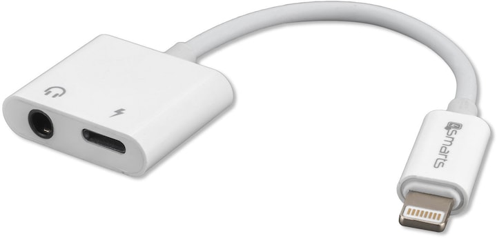 Produktbild 4smarts Audio and Charging Splitter (Lightning, 3.5mm Buchse, Lightning)