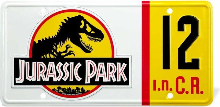 Jurassic Park: Dennis Nedry's license plate 1/1 (33 x 16 cm)