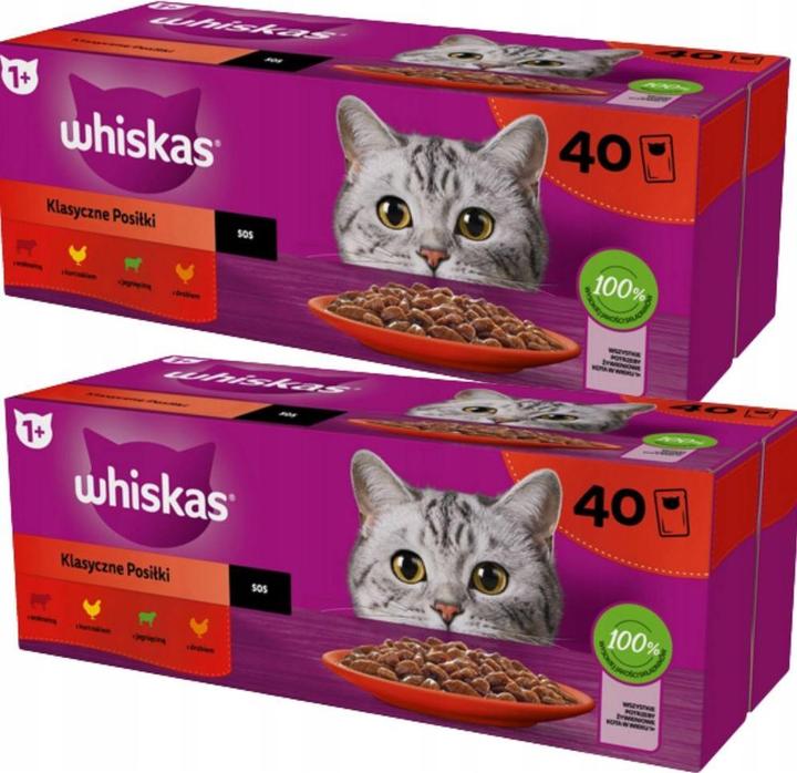 Actual product image Whiskas Classic selection (Adult, 40 pcs., 3400 g)