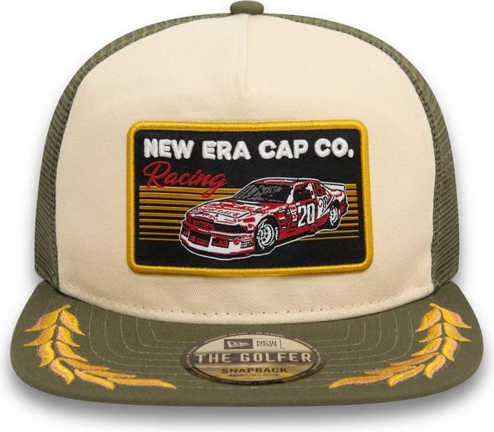 Produktbild New Era Golfer Mesh Snapback Cap - MOTORSPORT oliv - S/M (S, M)