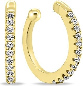 Produktbild Brilio Silver - Trendy gold-plated earrings with clear zircons EA694Y