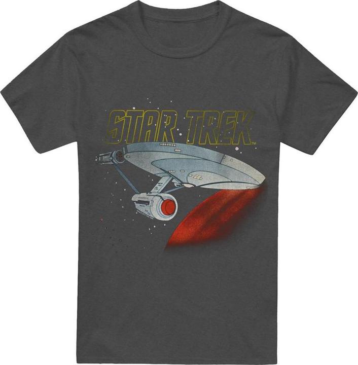 Actual product image Unisex Adult Enterprise Retro T-Shirt (M)