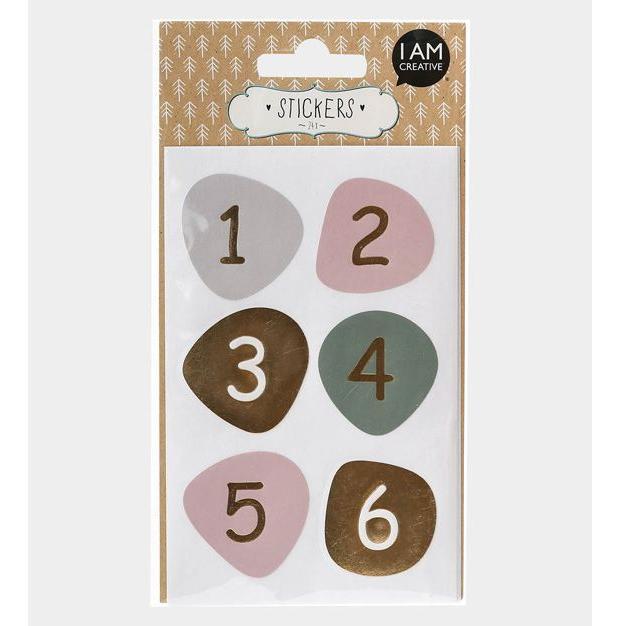 Actual product image I Am Creative Adventskalendersticker