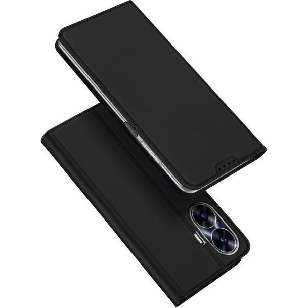 Dux Ducis Skin Pro Series Bookcover (Realme C55), Smartphone Hülle, Schwarz