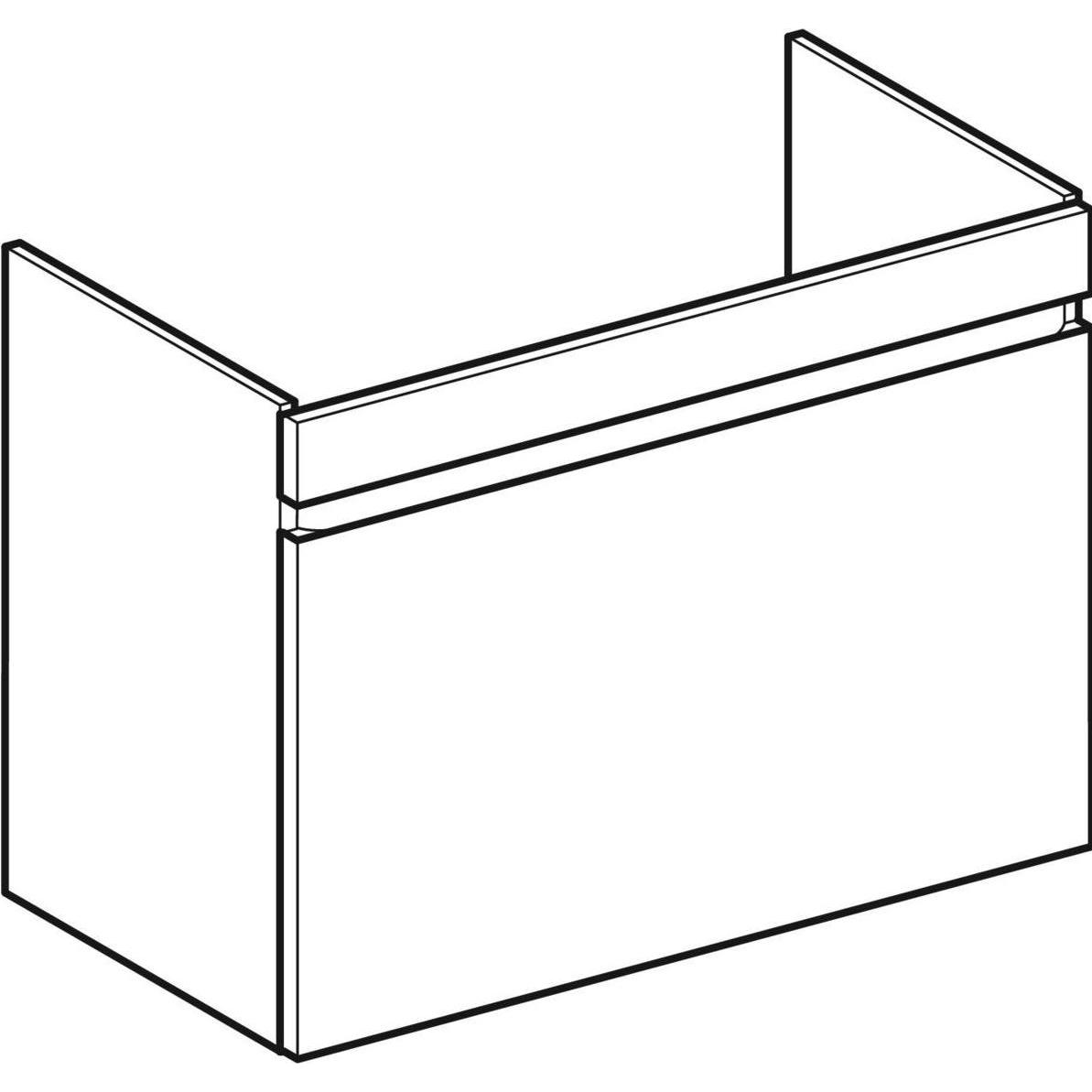 Thumbnail - Geberit, Waschbeckenunterschrank, Renova Plan Unterschrank für Waschtisch, mit 1 Schublade, 83,2x60,6x44,6cm, 501910 (83...