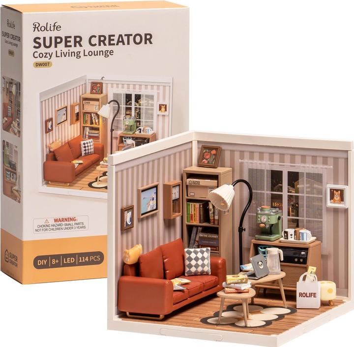 Actual product image Rolife Cozy Living Lounge - Diorama