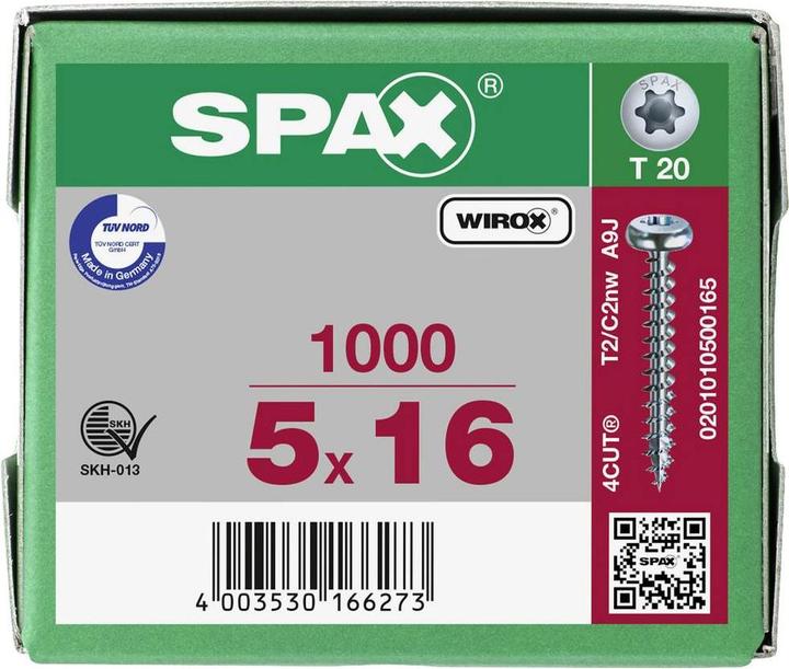 Image du produit Spax Vis pour panneaux agglomérés (1000 Vis par pièce)