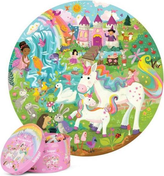 Boppi Rundes Puzzle 150 Einhörner (150 Teile)