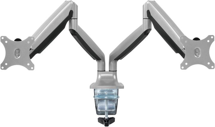 Actual product image Mozi Dual Gas Spring Desk Stand -p??yt??jalka kahdelle n??yt??lle (Table)