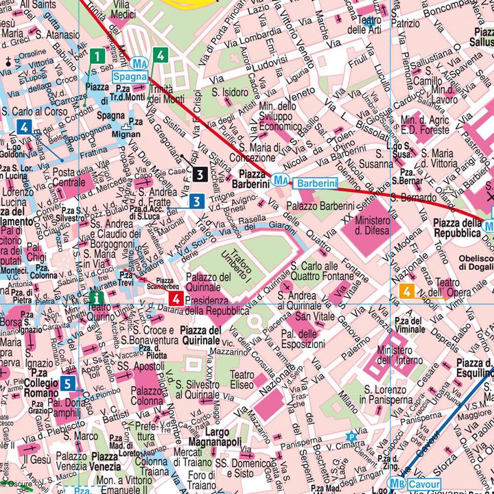 Immagine prodotto Roma, Mappa della città 1:10.000, freytag & berndt