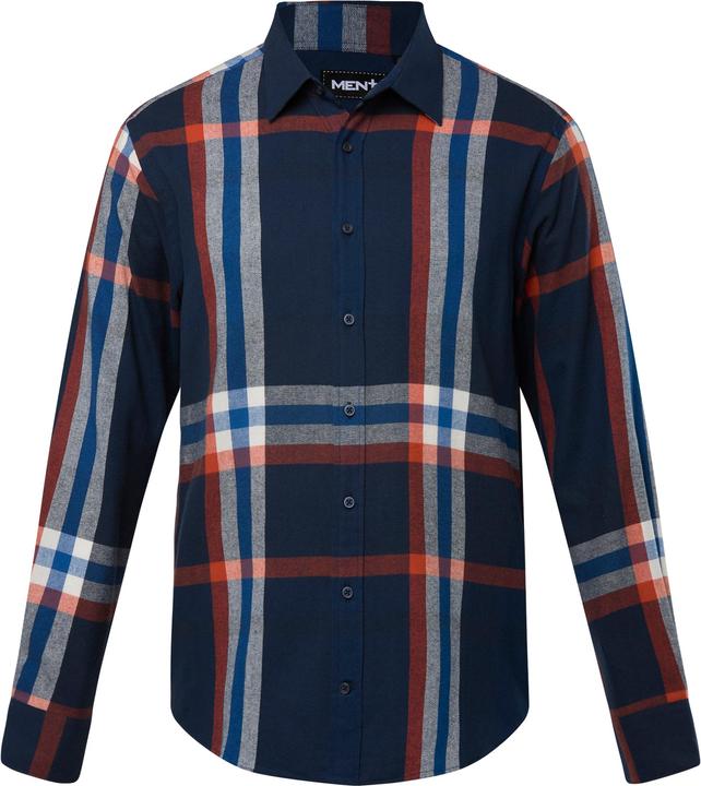 Produktbild Men+ Karo-Flanellhemd, Langarm, Kentkragen, Modern Fit (3XL)