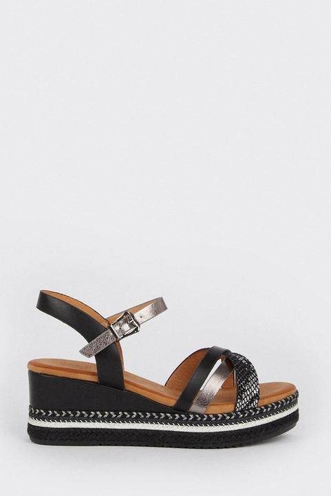 Actual product image Good For The Sole Amber wide wedge sandals (37)