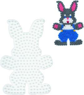 Actual product image Hama Perlen Bead Plate Rabbit