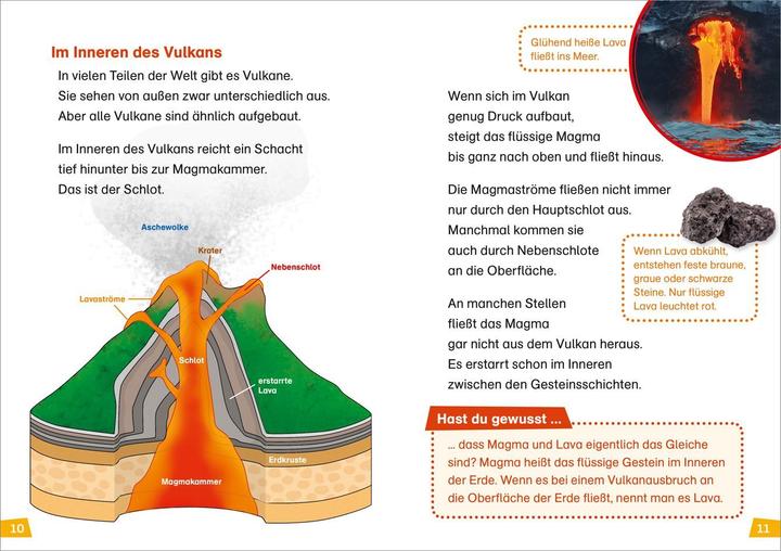 Produktbild Tessloff WAS IST WAS Erstes Lesen, Band 3: Vulkane (Deutsch, Christina Braun, 2018)