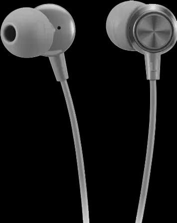 Lenovo Słuchawki douszne z mikrofonem 300 GXD1J77353 USB-C szare (Cablato)