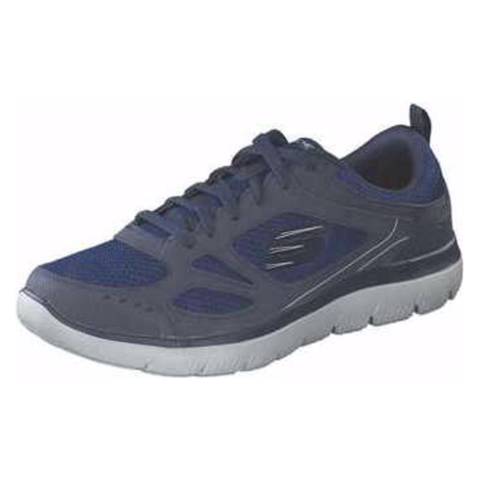 Skechers, Mannen, Sneakers, Veterschoenen, Blauw, (46)