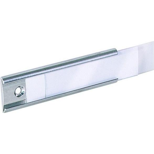 Werkstarck, Accessori scrivania, Porta-etichette 60x15mm in aluminio luci