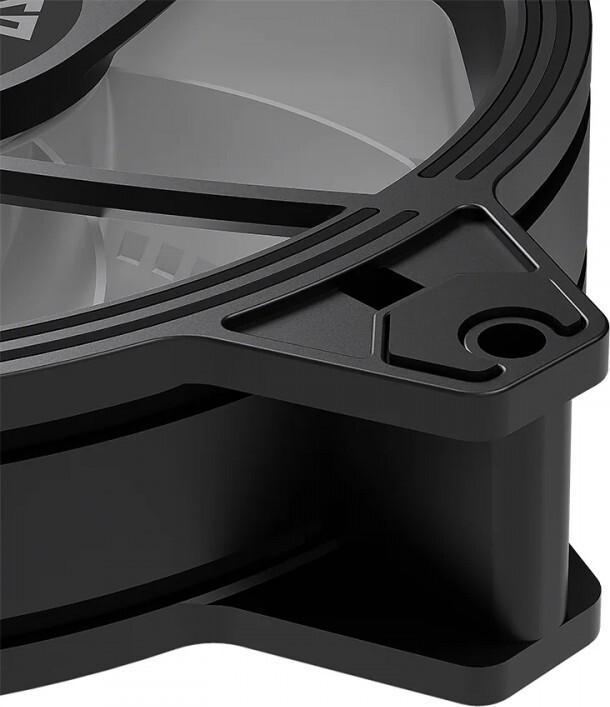 Produktbild Modecom Volcano Apex 120 Argb Schwarzer Lüfter (120 mm, 1x)