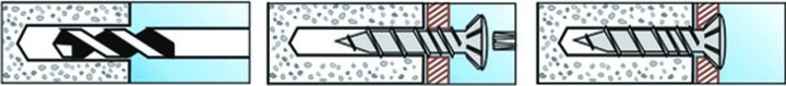 Actual product image Profix Base masonry screws (250 Screws per piece)