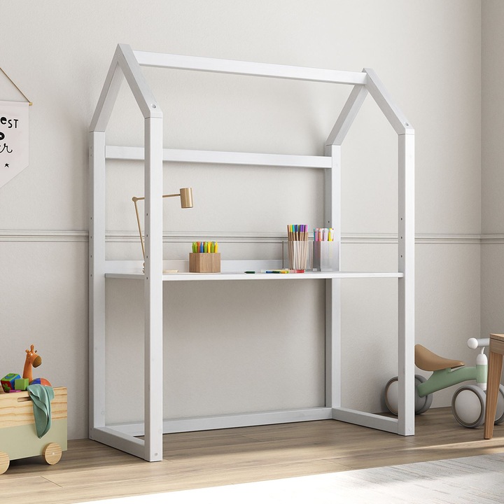 Actual product image IDIMEX Kinderschreibtisch TINA höhenverstellbar – Weiss