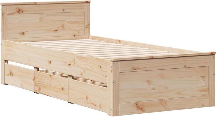 Image du produit VidaXL Lit sans matelas avec tête de lit 120 x 200cm en pin (120 x 200 cm)