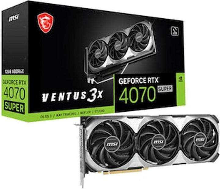 Image du produit MSI RTX 4070 SUPER 12G VENTUS 3X OC (12 Go)