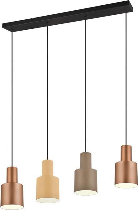 Trio Lampe à Suspendre Agudo 4-Pc E27 Multicolore (E27)