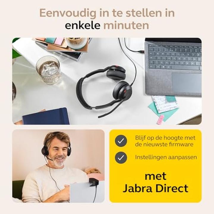 Productafbeelding Jabra Evolve2 50 (Bedraad, USB-A)