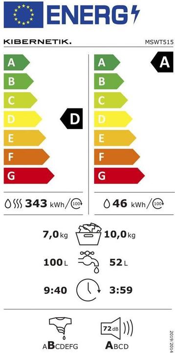 Energie-Label Kibernetik MSWT515