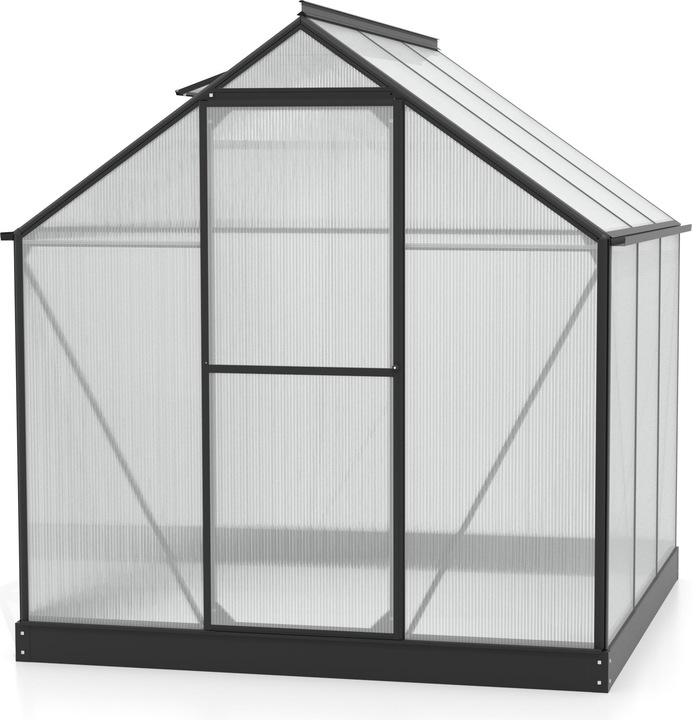 Actual product image Vitavia Triton 3800 greenhouse twinwall sheets 4 mm 198 x 193 cm black