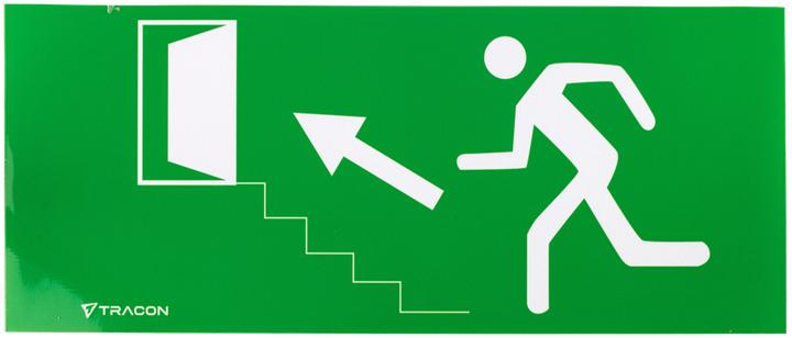 Tracon LED Notleuchte mit klebbare Piktogramm
